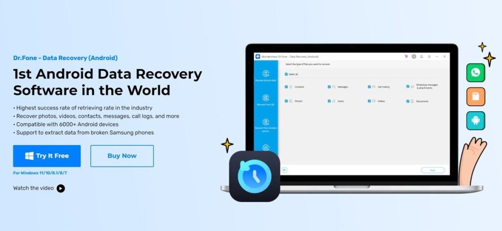How To Recover Lost Data From Android Without Root | Dr. Phone Data Recovery Tool May Help